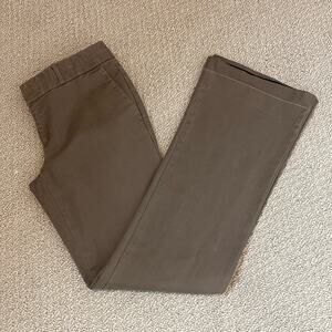 Banana Republic Martin Fit Trouser Dress Pants Brown Women’s 6